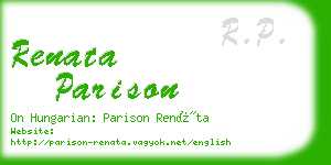 renata parison business card